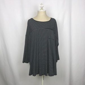 Sejour NWOT Striped Top (Size: 3X)